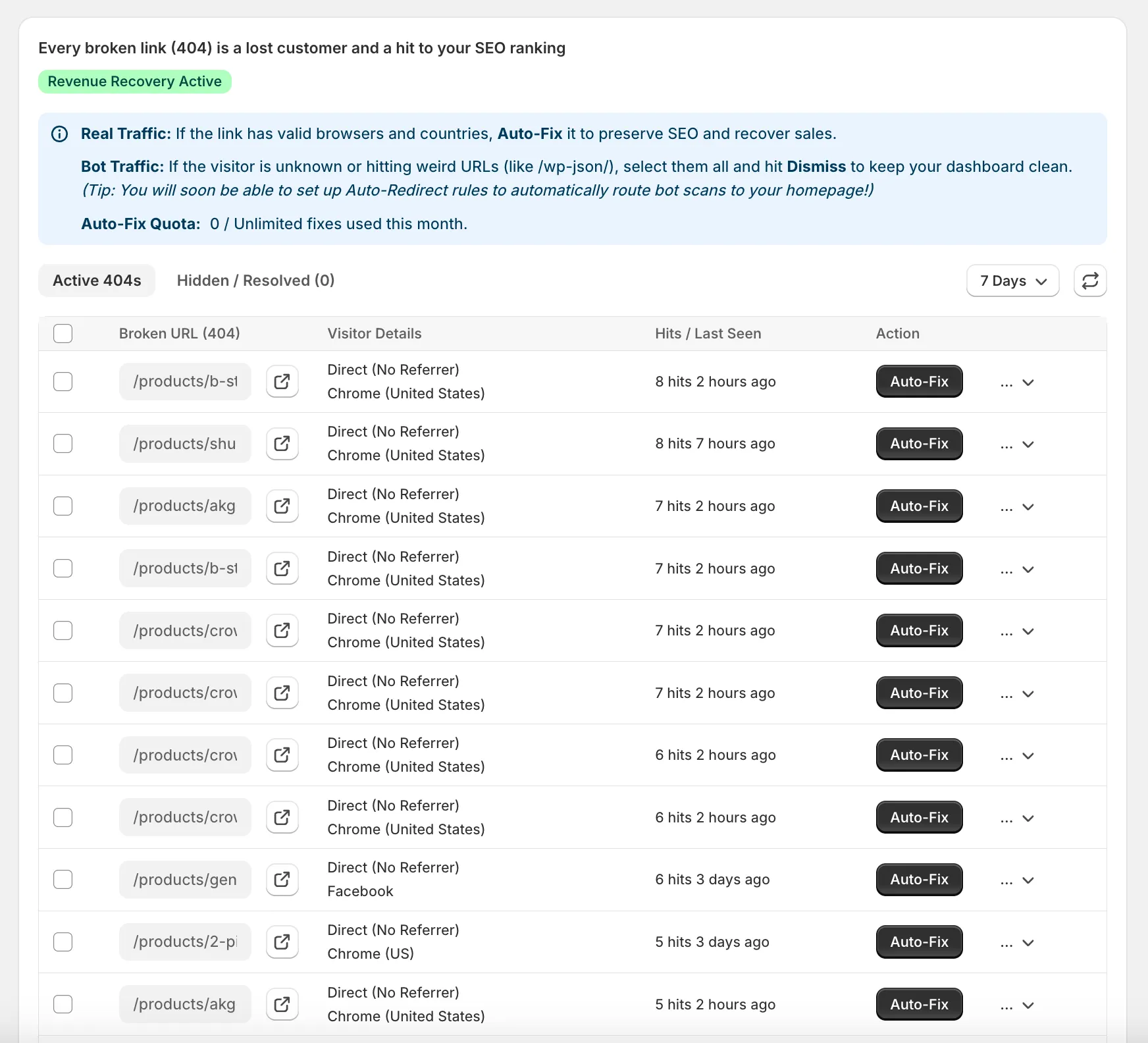 Broken Link Manager