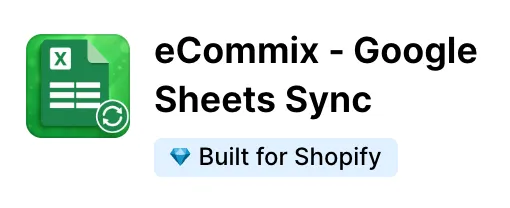 eCommix: Google Sheets Sync